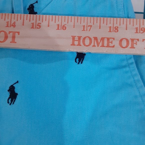 Ralph Lauren Sport, Cotton Embroidered Logo, Short Shorts, Size 14 - Picture 9 of 10